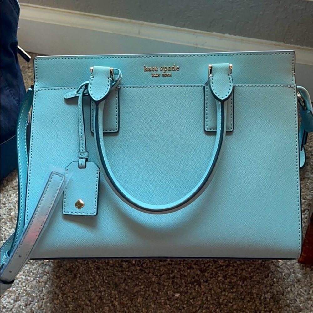 Kate spade light blue satchel